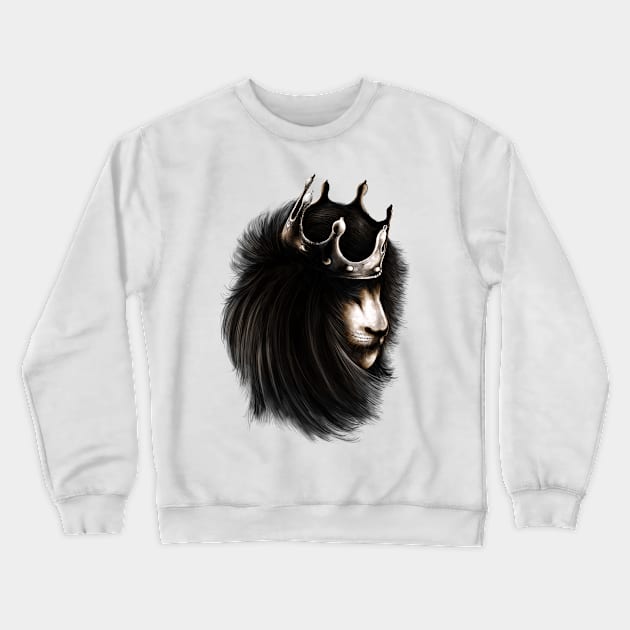 Lion Throne Crewneck Sweatshirt by opawapo